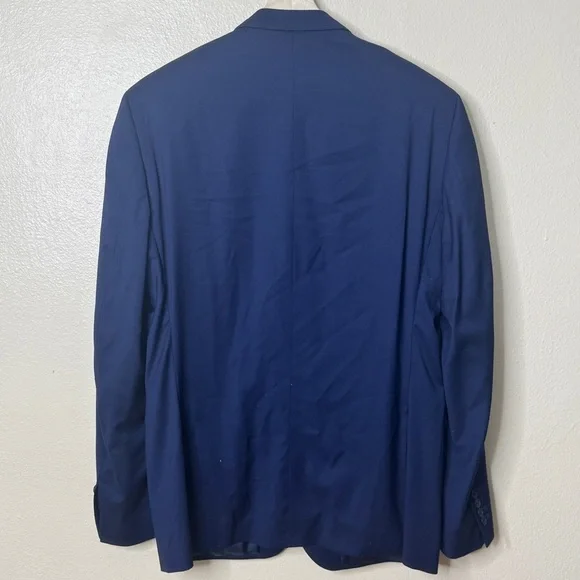 Coppley 1883 Blazer Men’s 46W36T BlueLoro Piana Super 130 2 Button Sport Coat